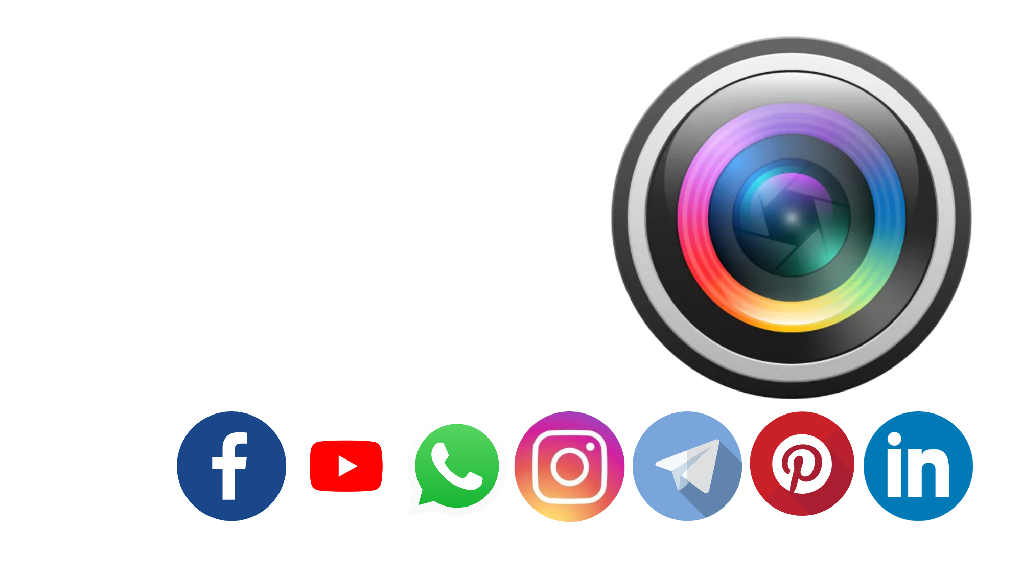 DDS Sites & Sistemas — logo com lente colorida